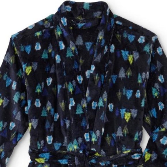 Joe Boxer Boys' Pattern Fleece Robe - Picture 2 of 2